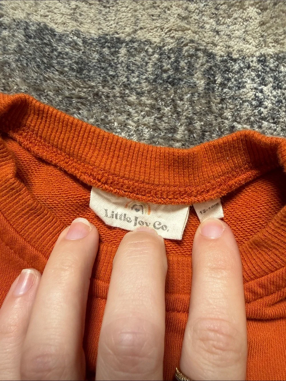 Jack-O'-Lantern sweatshirt romper